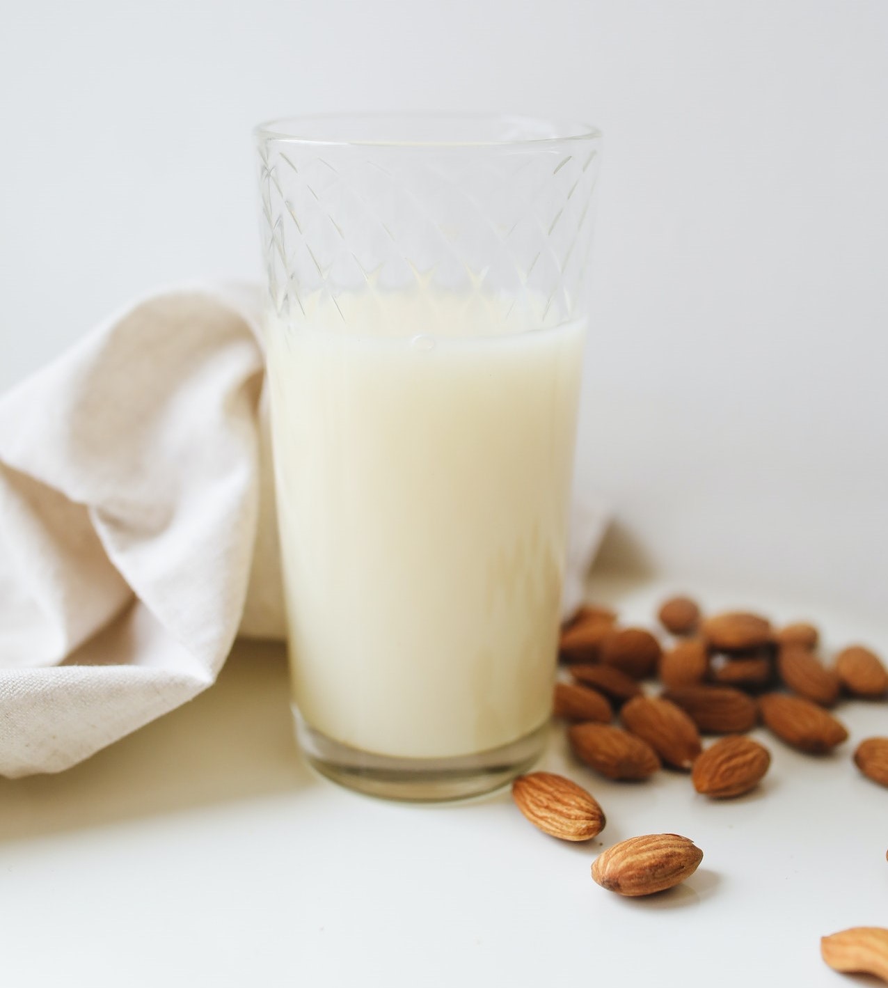 Almonds with almond milk