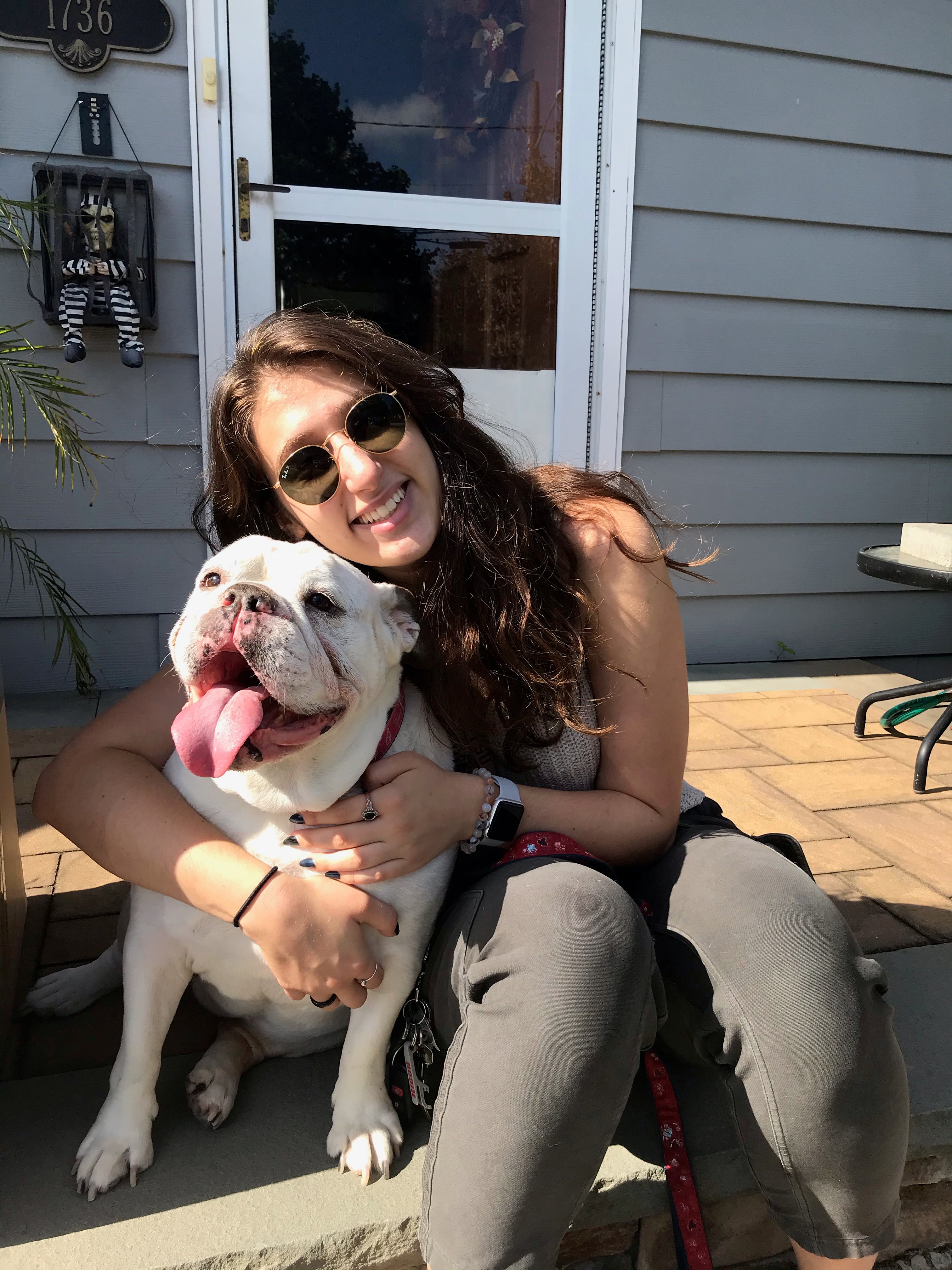 lindsay with dog by Lindsey Parmett