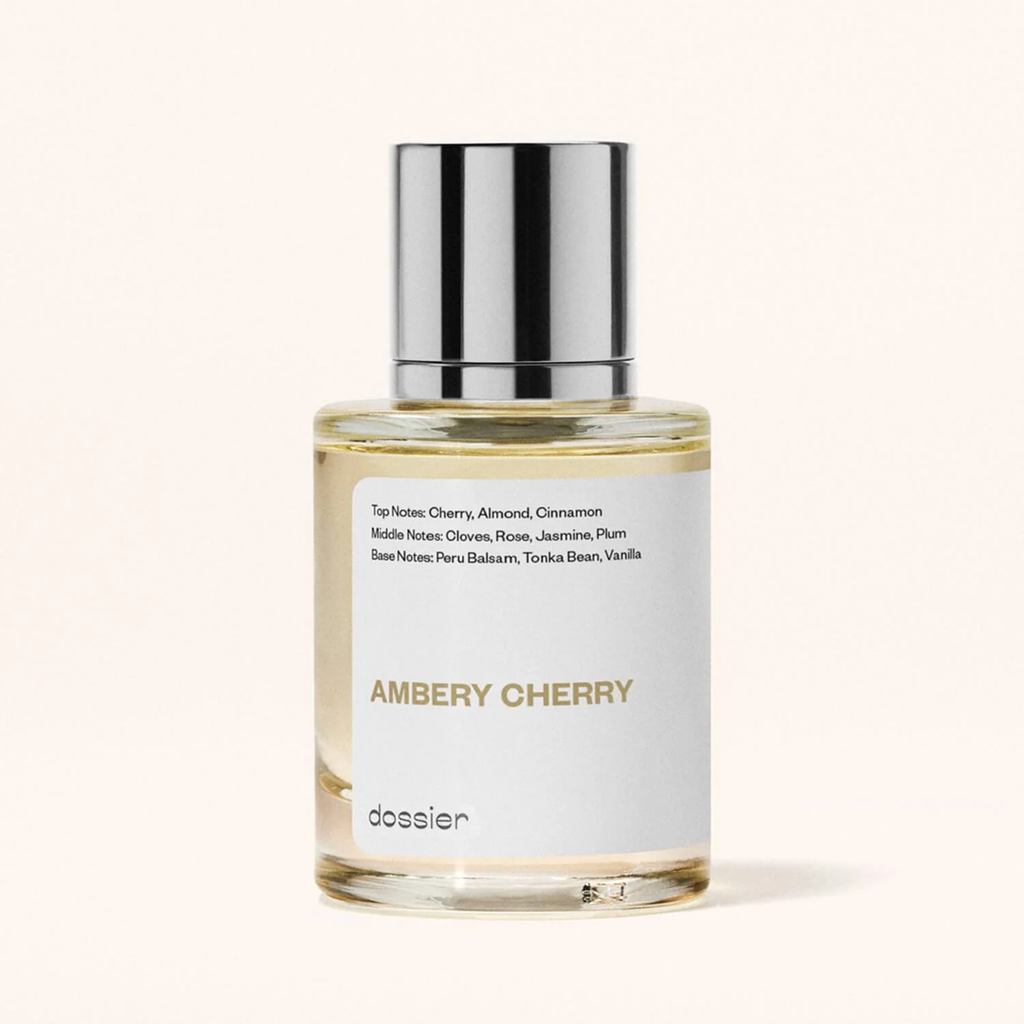 Dossier ambery cherry perfume.
