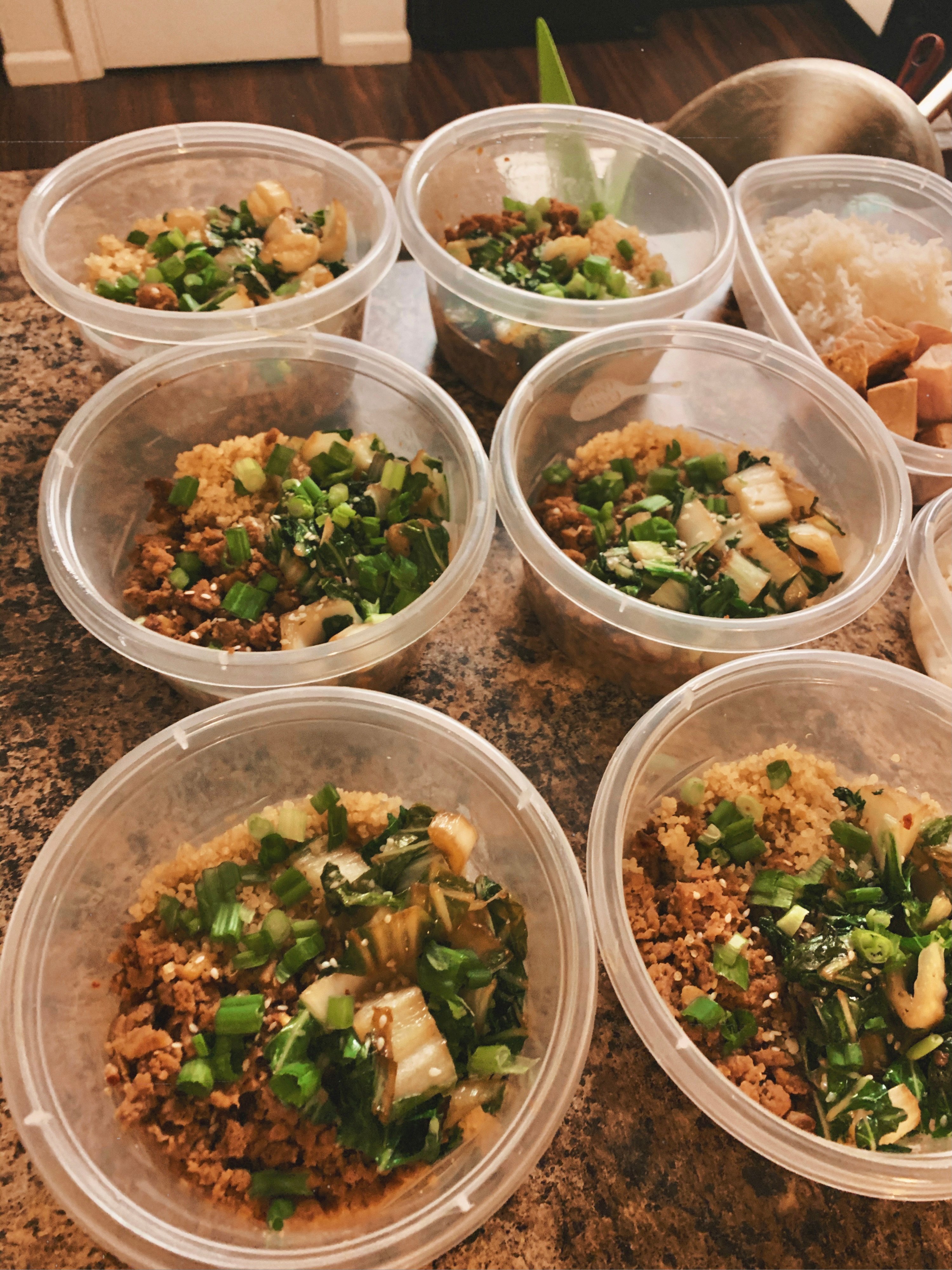 Korean Ground Turkey and Quinoa Bowl