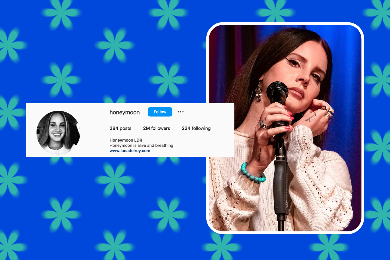 lana del rey @honeymoon instagram