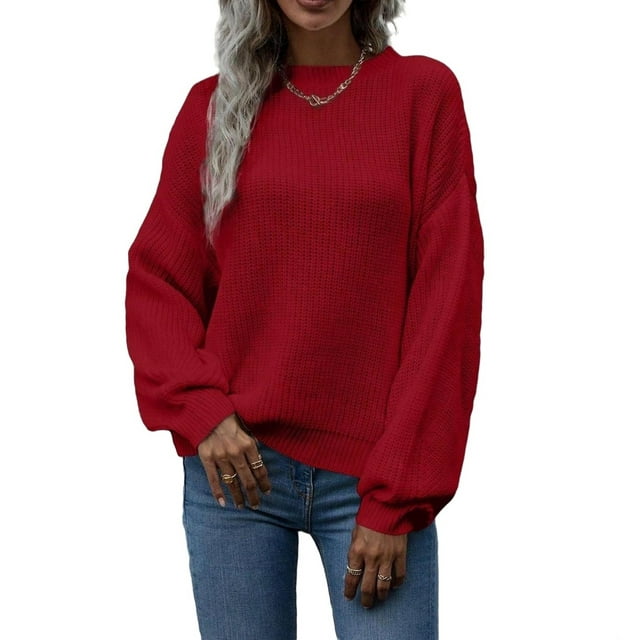 Walmart Casual Plain Stand Collar Pullover