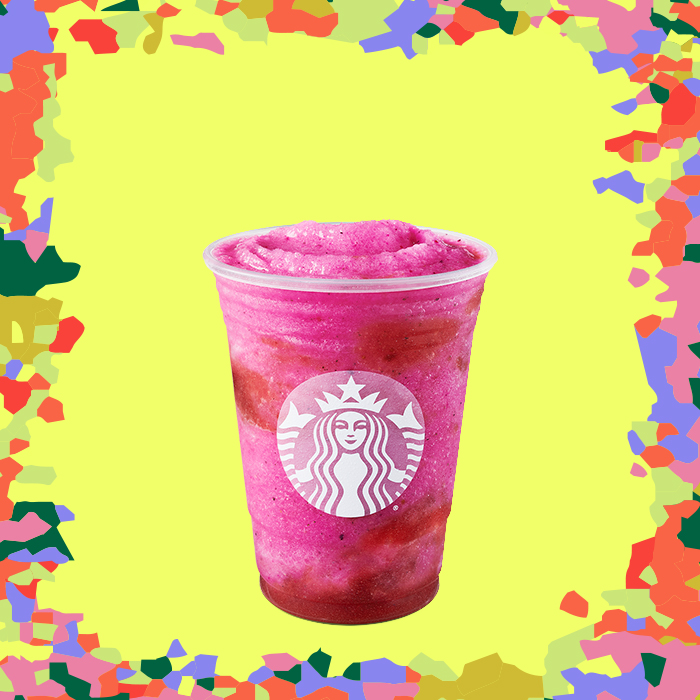 Frozen Mango Dragonfruit Lemonade Starbucks Refreshers® Beverage