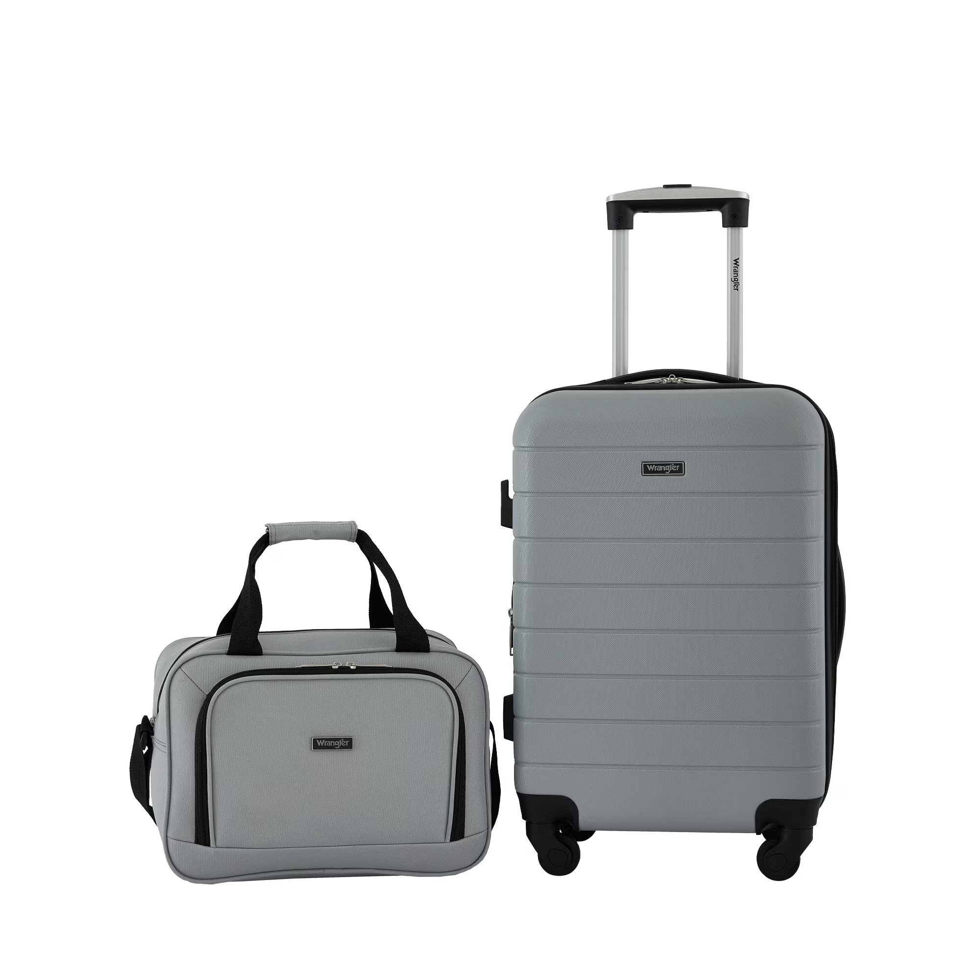 Wrangler 2-Piece Expandable Rolling Spinner Carry-on Set