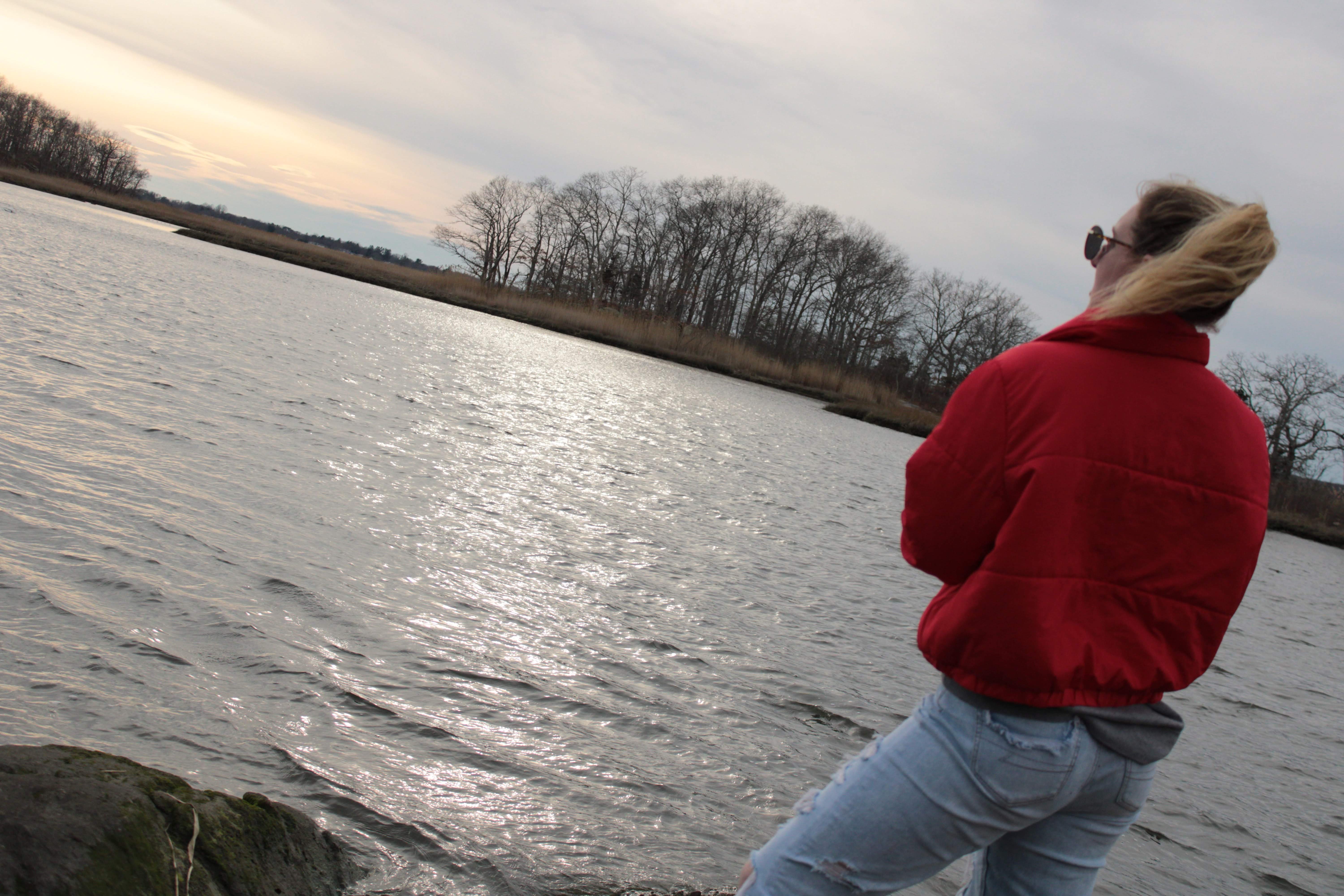 personal photo near the water