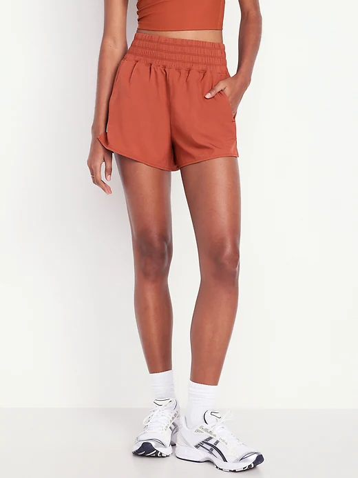 old navy high-waisted run shorts