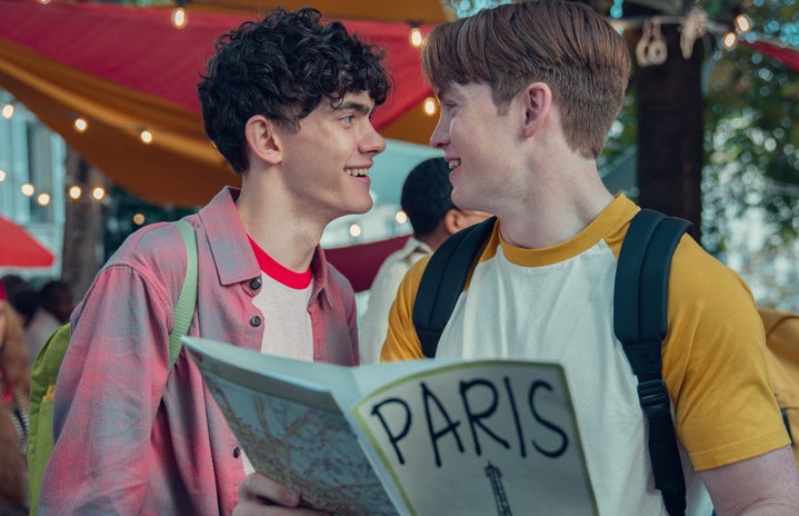nick and charlie exploring paris in heartstopper season 2