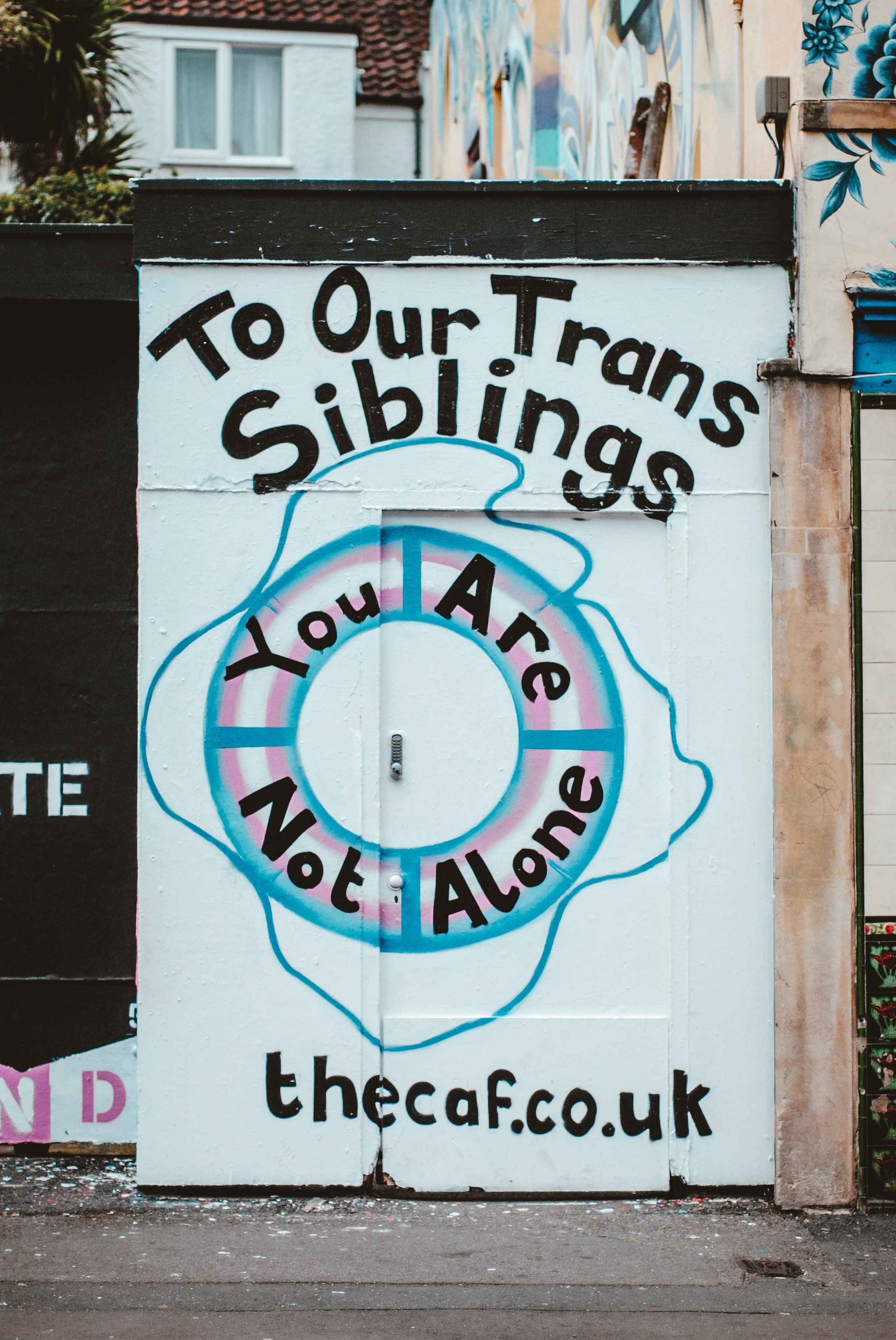 Trans Siblings Graffiti