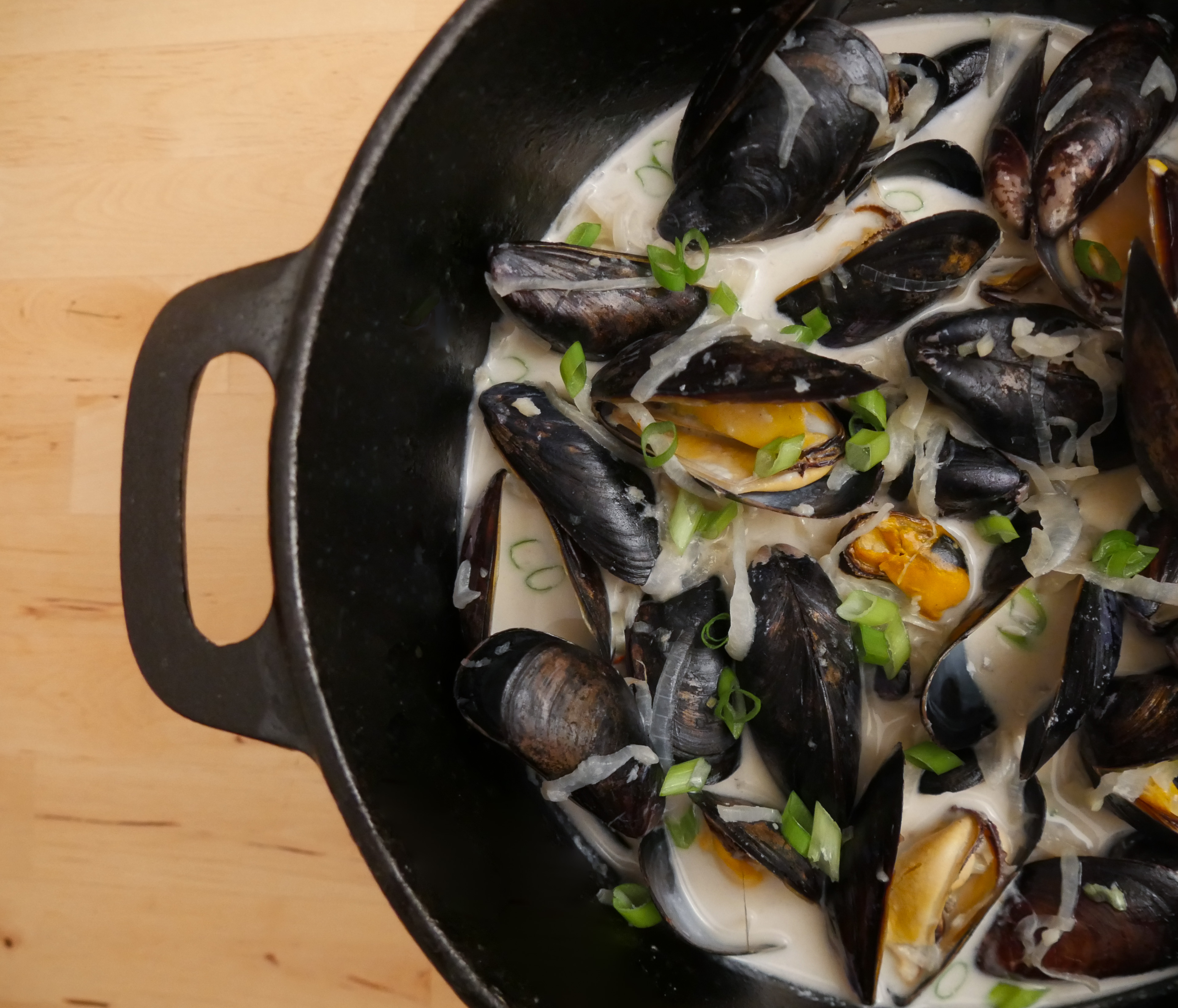 Pot of mussels