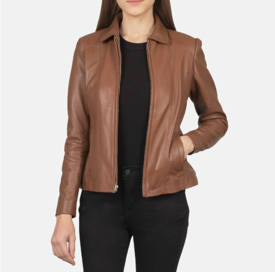 brown leather