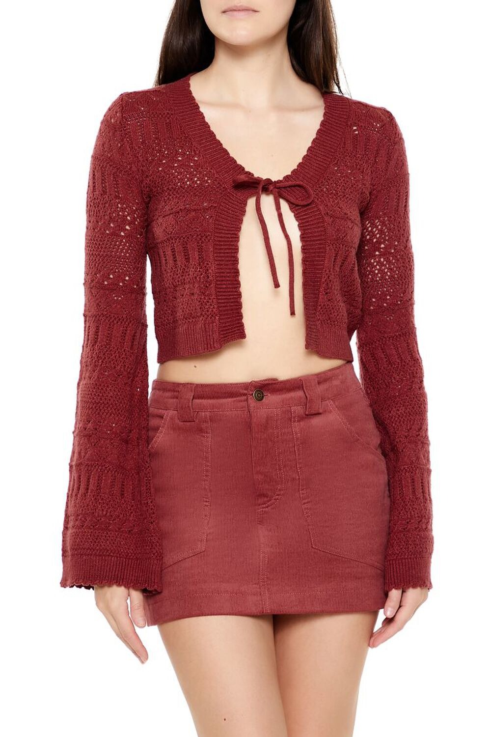 Forever 21 Crochet Cardigan Sweater