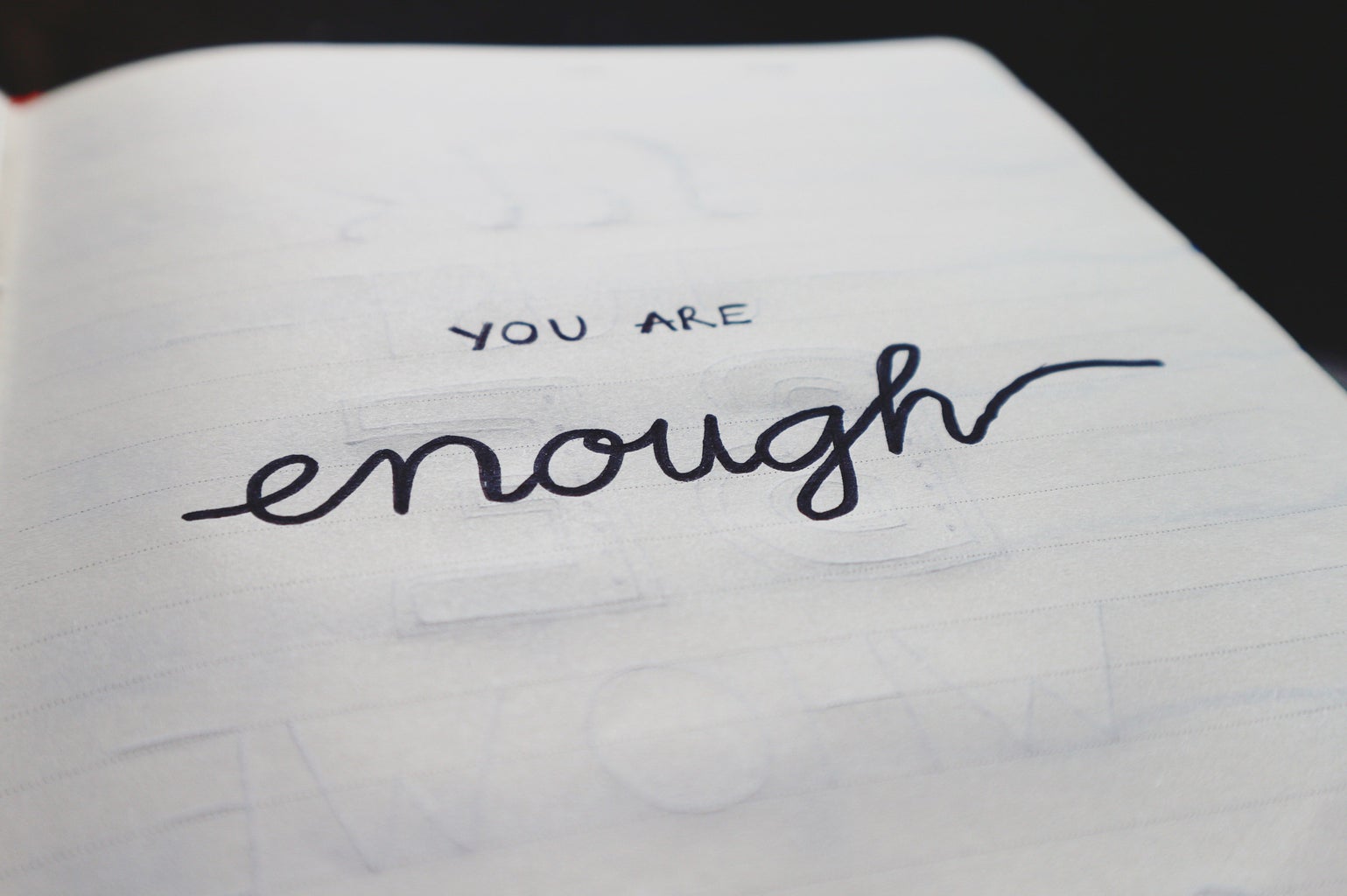 you are enough sign