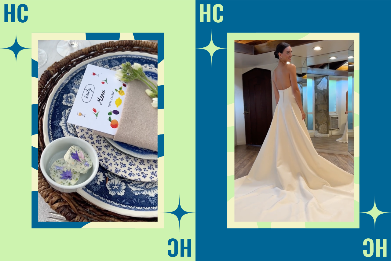 emily mariko\'s wedding menu