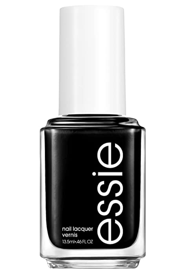 black nail polish punk outfit