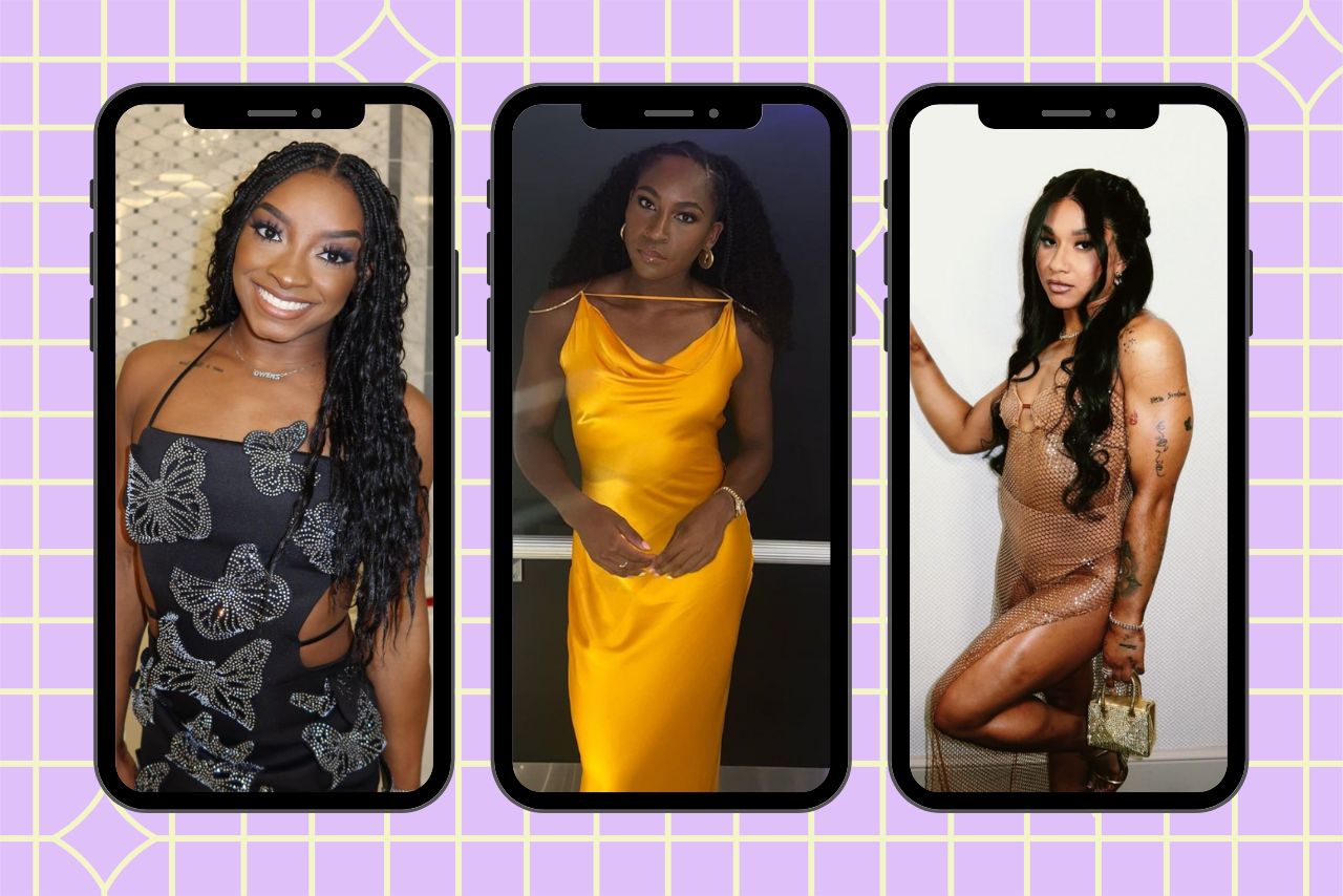 Simone Biles, Coco Gauff, and Jordan Chiles