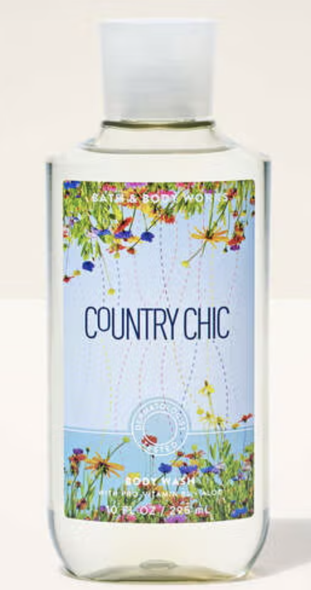 country chic body wash