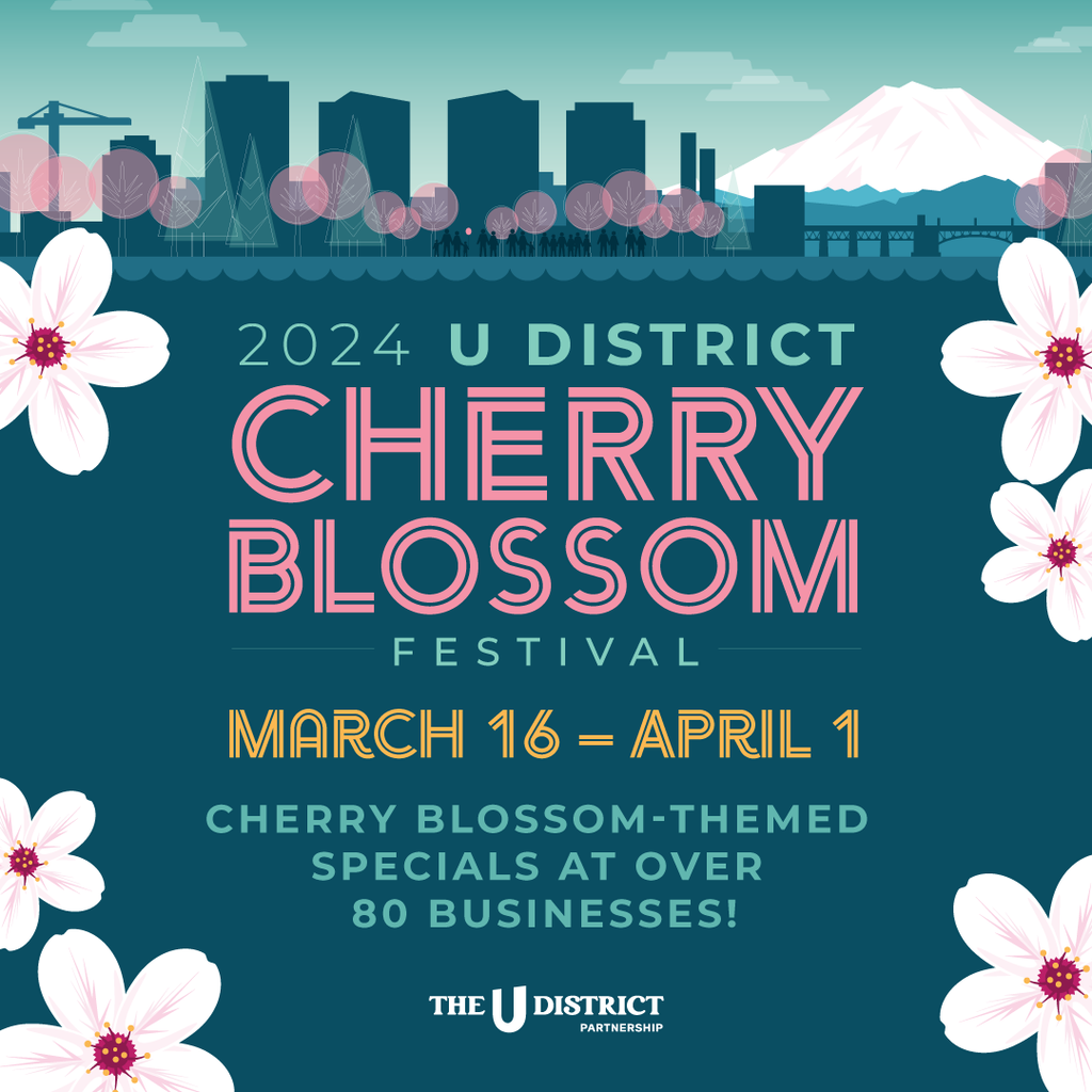 University of Washington Cherry Blossom Festival Advertisement