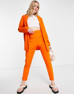 orange fun pants