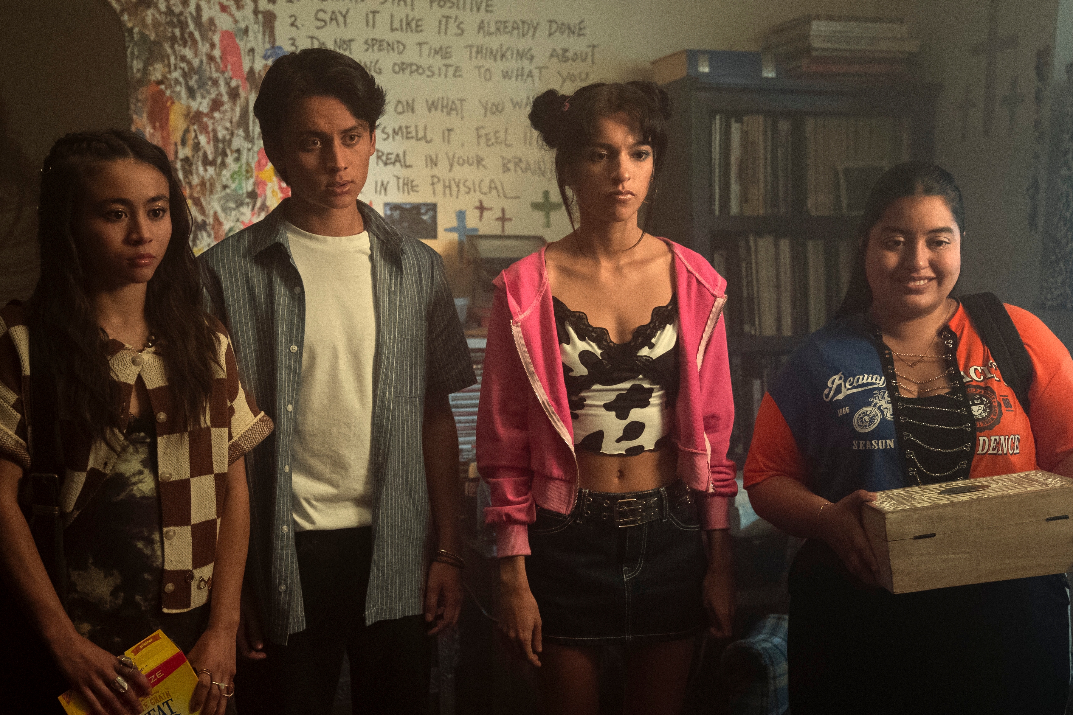 demi, cameron, ines, and gloria in freeridge