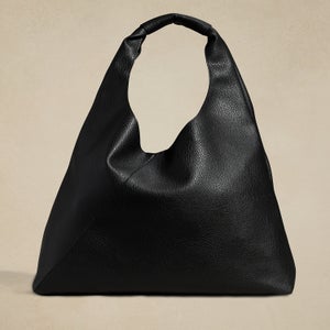 vegan leather tote