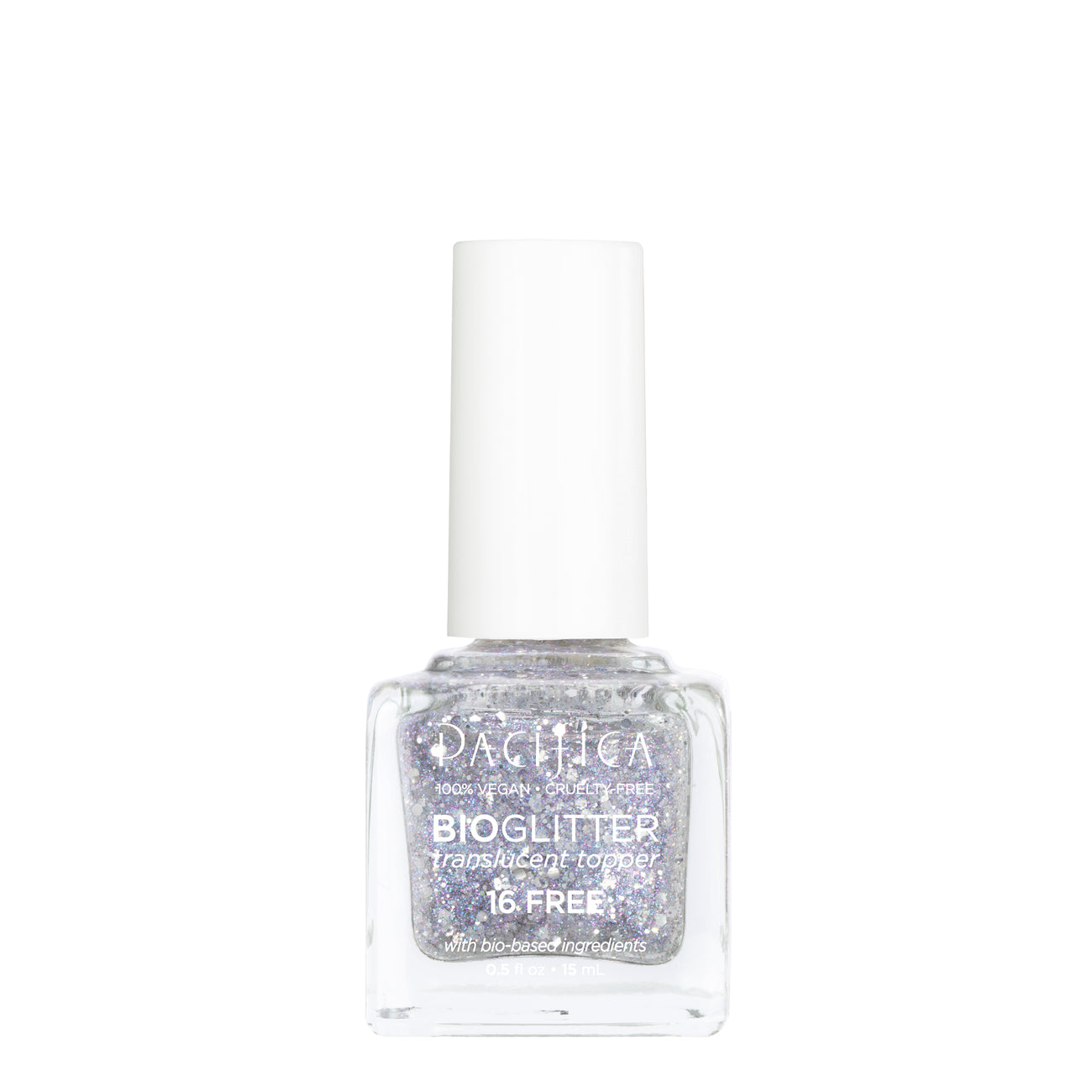 Pacifica Bio Glitter Translucent Nail Toppers