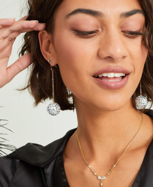 disco ball earrings for renaissance tour