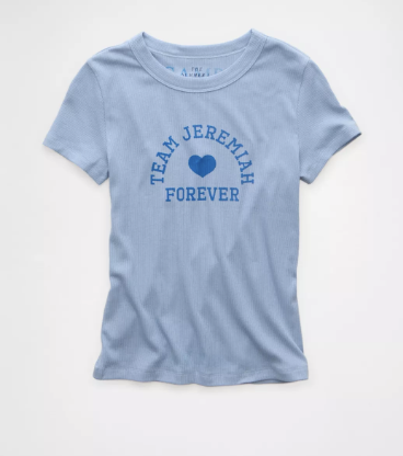 AE x The Summer I Turned Pretty Graphic Hey Baby Tee