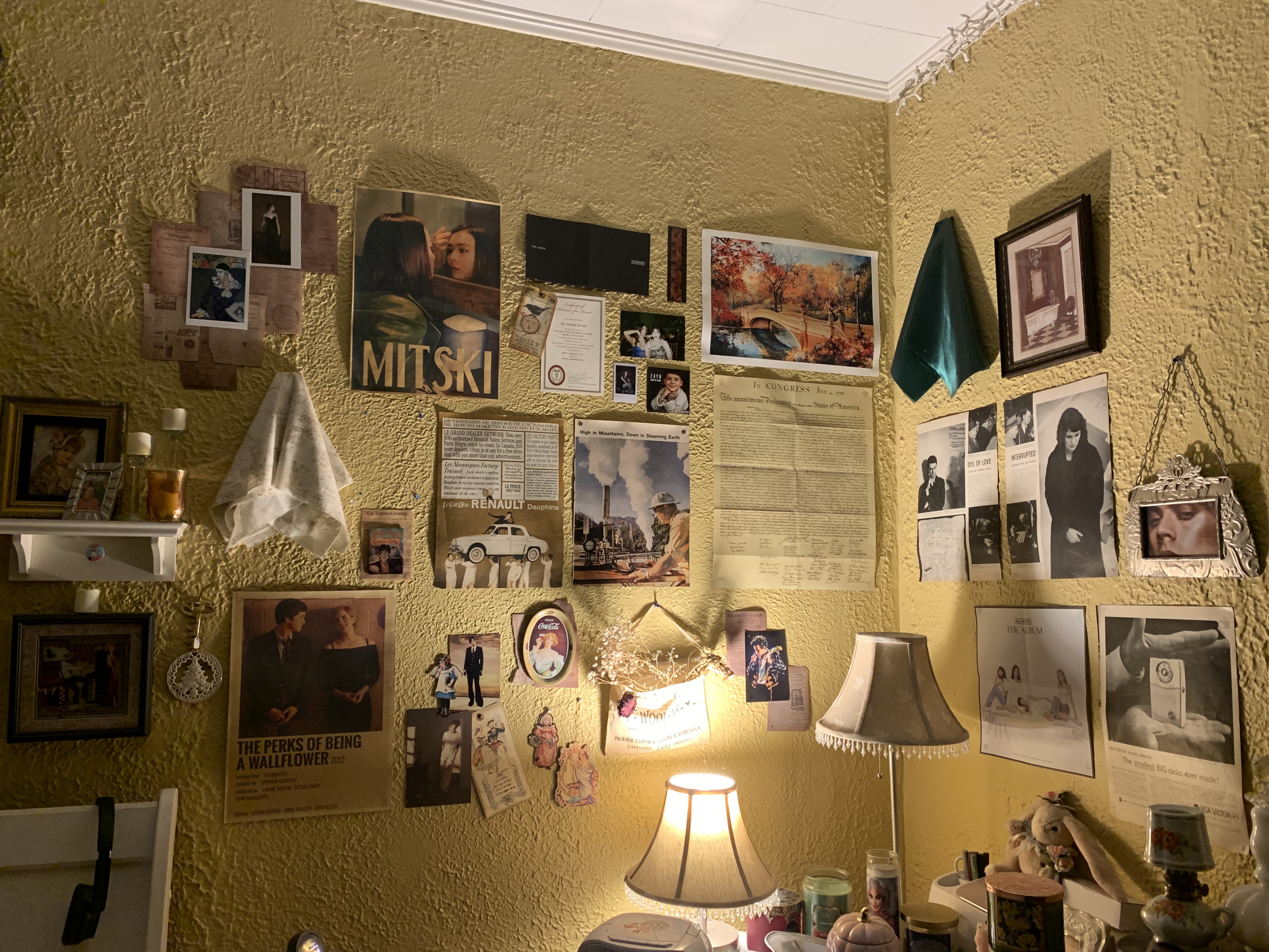 Wall gallery of my bedroom