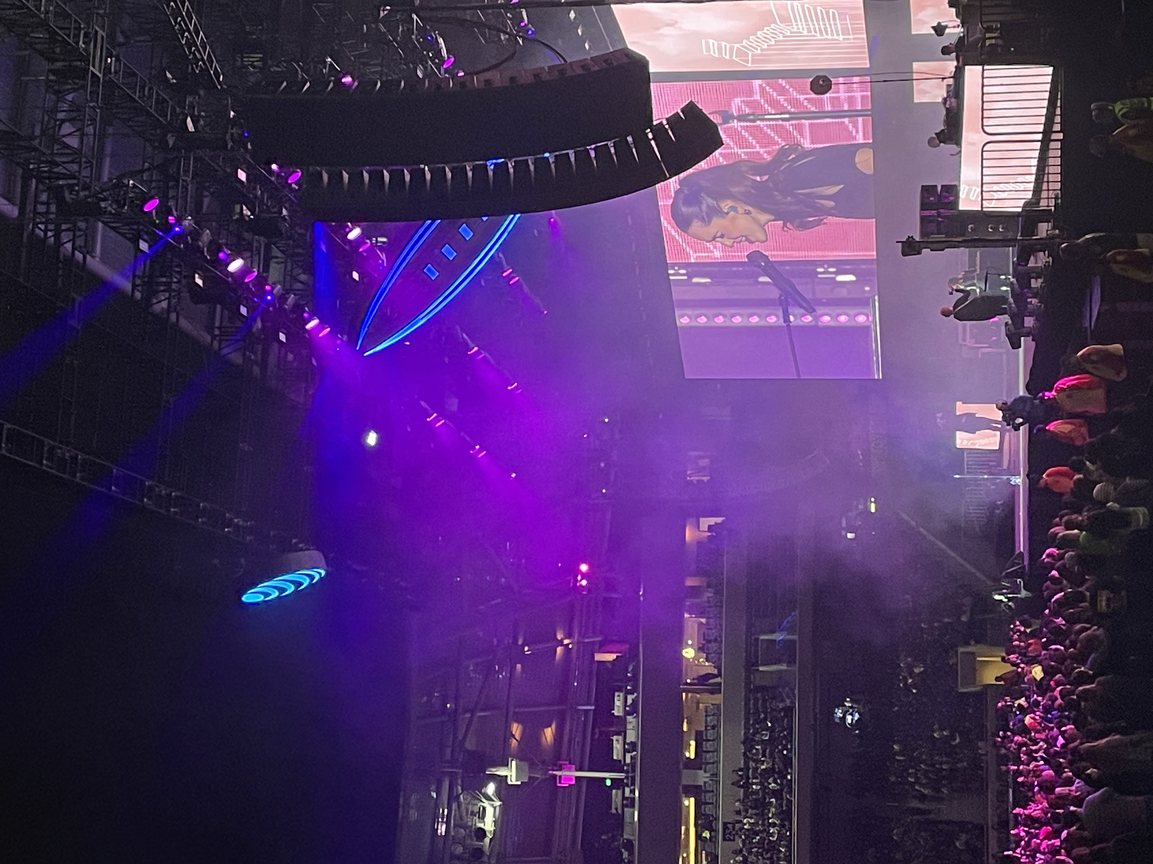 Em Beihold at AT&T Playoff Playlist Live