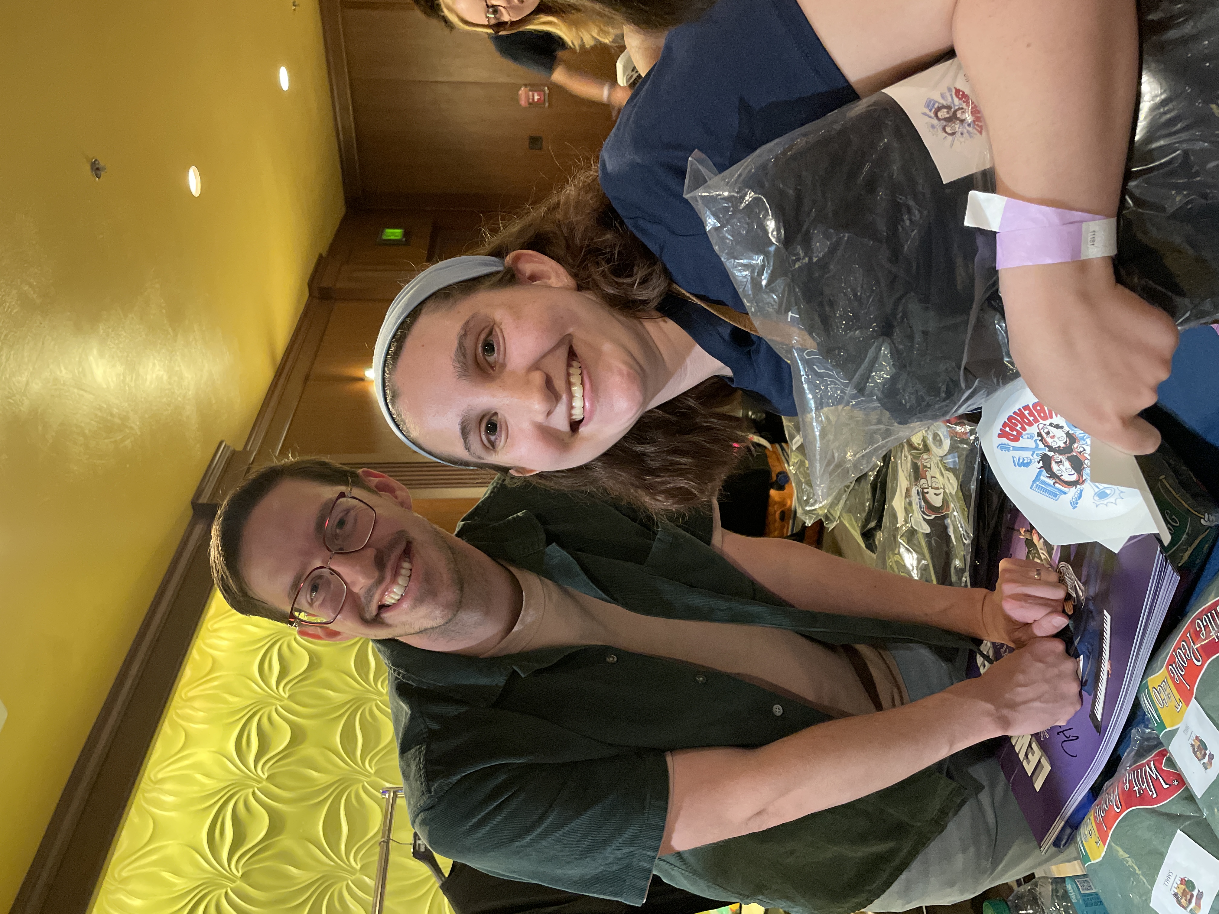 Me and Keith Habersberger after the Lewberger show at UConn