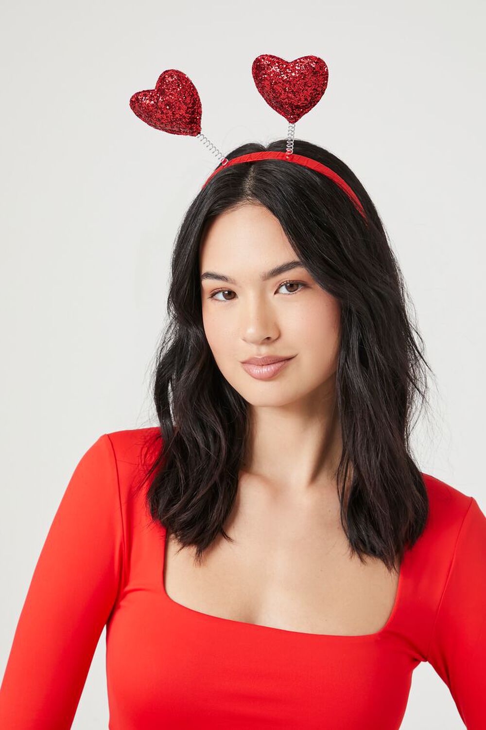 Glitter Heart Headband