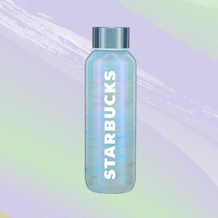 Starbucks Spring Showers Glass Water Bottle