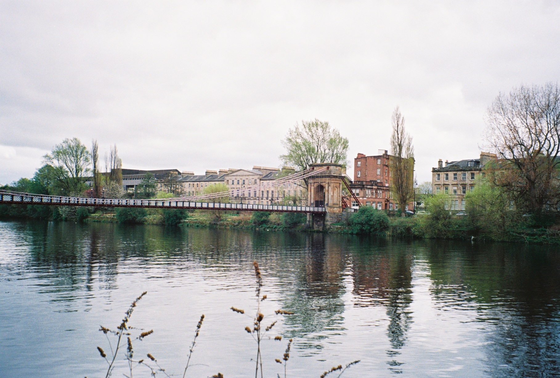 Glasgow Scotland river skyline
