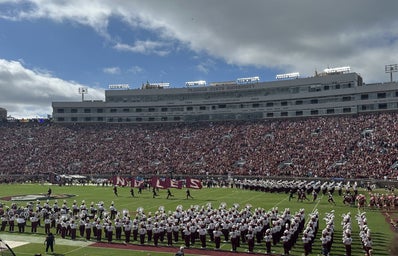 fsu football game entrance, doak campbell stadium, day game