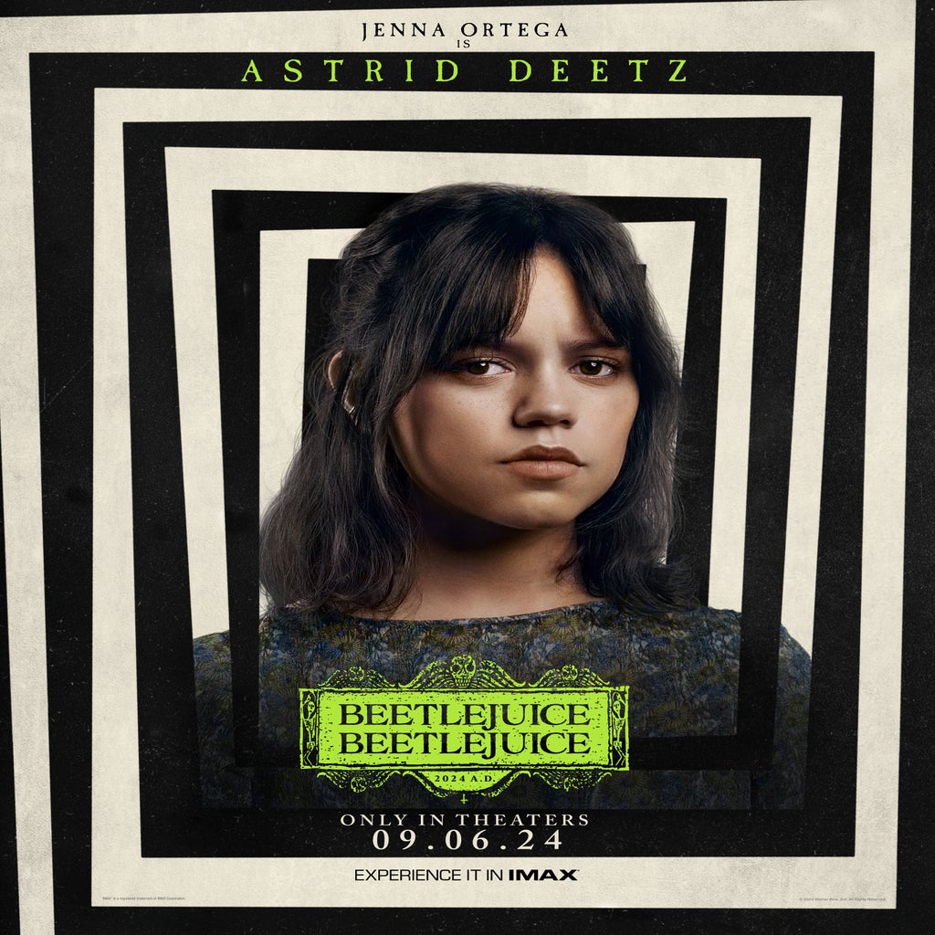 tim burton\'s 2024 beetlejuice with jenna ortega