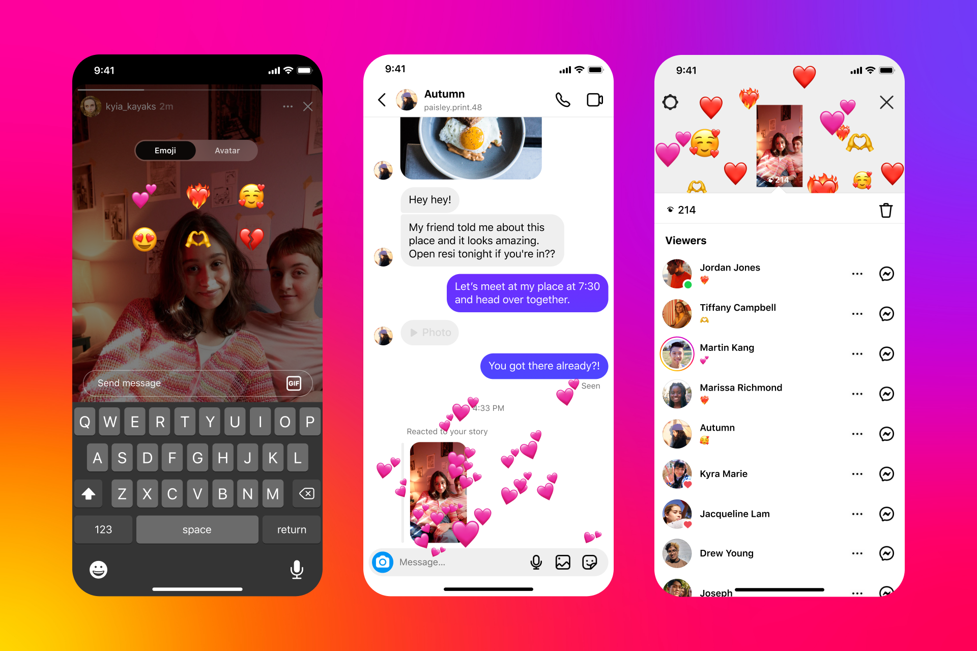 valentine\'s day instagram features