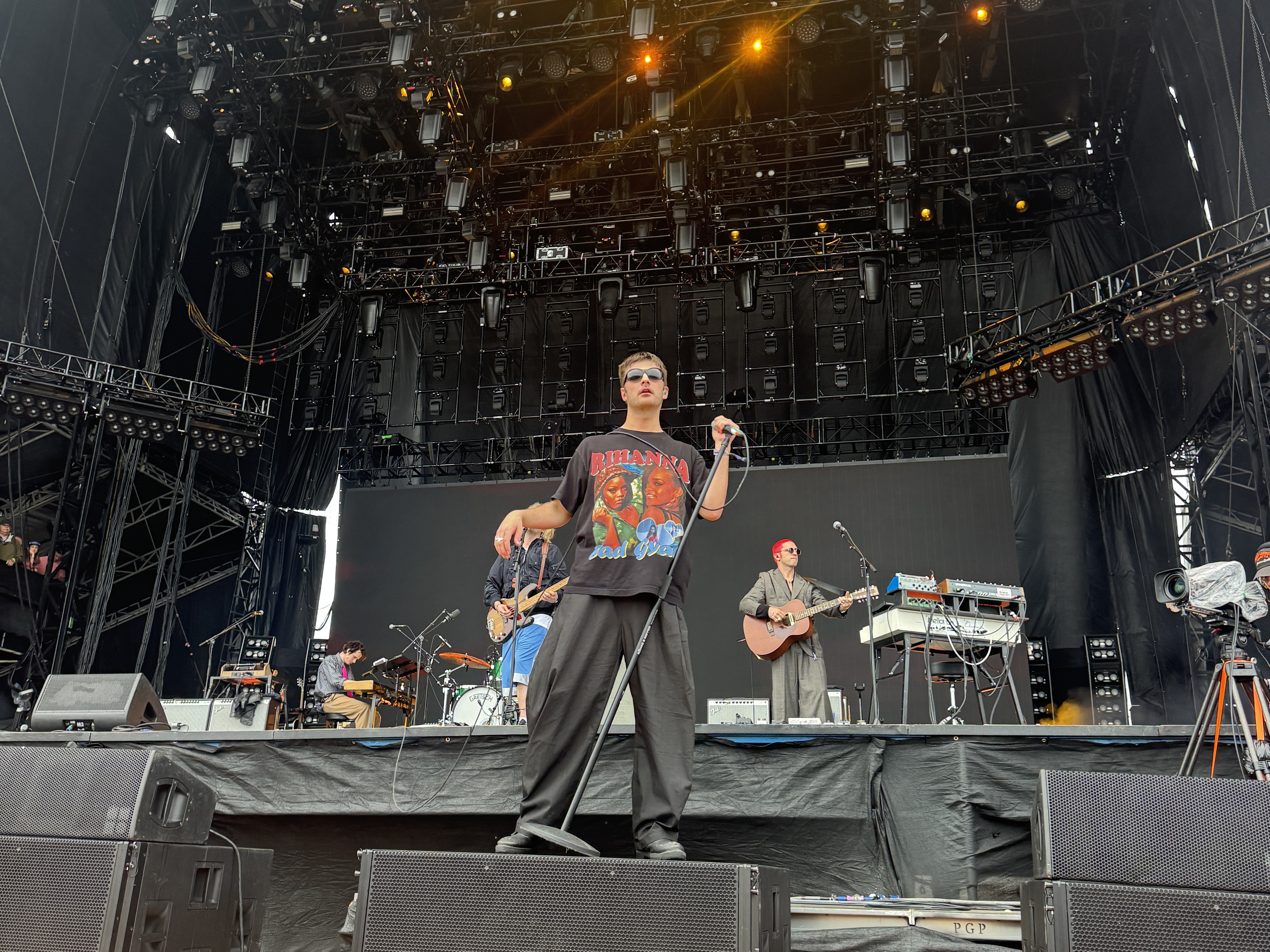 Fontaines D.C. performing at Sea.Hear.Now Festival in Asbury Park, NJ