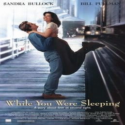 while you were sleeping movie poster