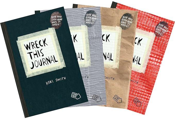 Wreck This Journal book by Keri Smith
