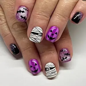 halloween press on nails