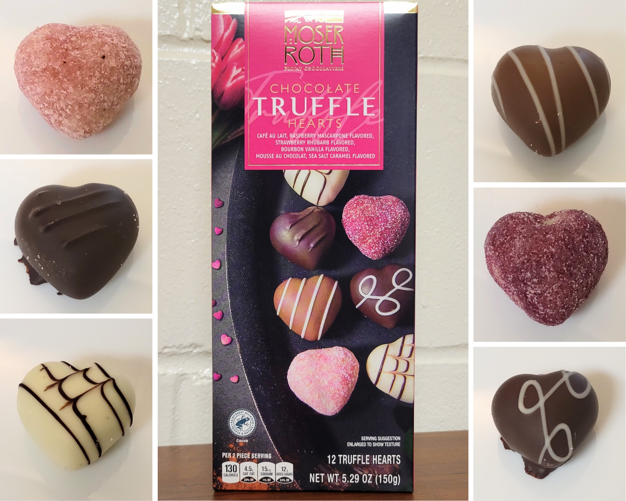 collage of chocolates