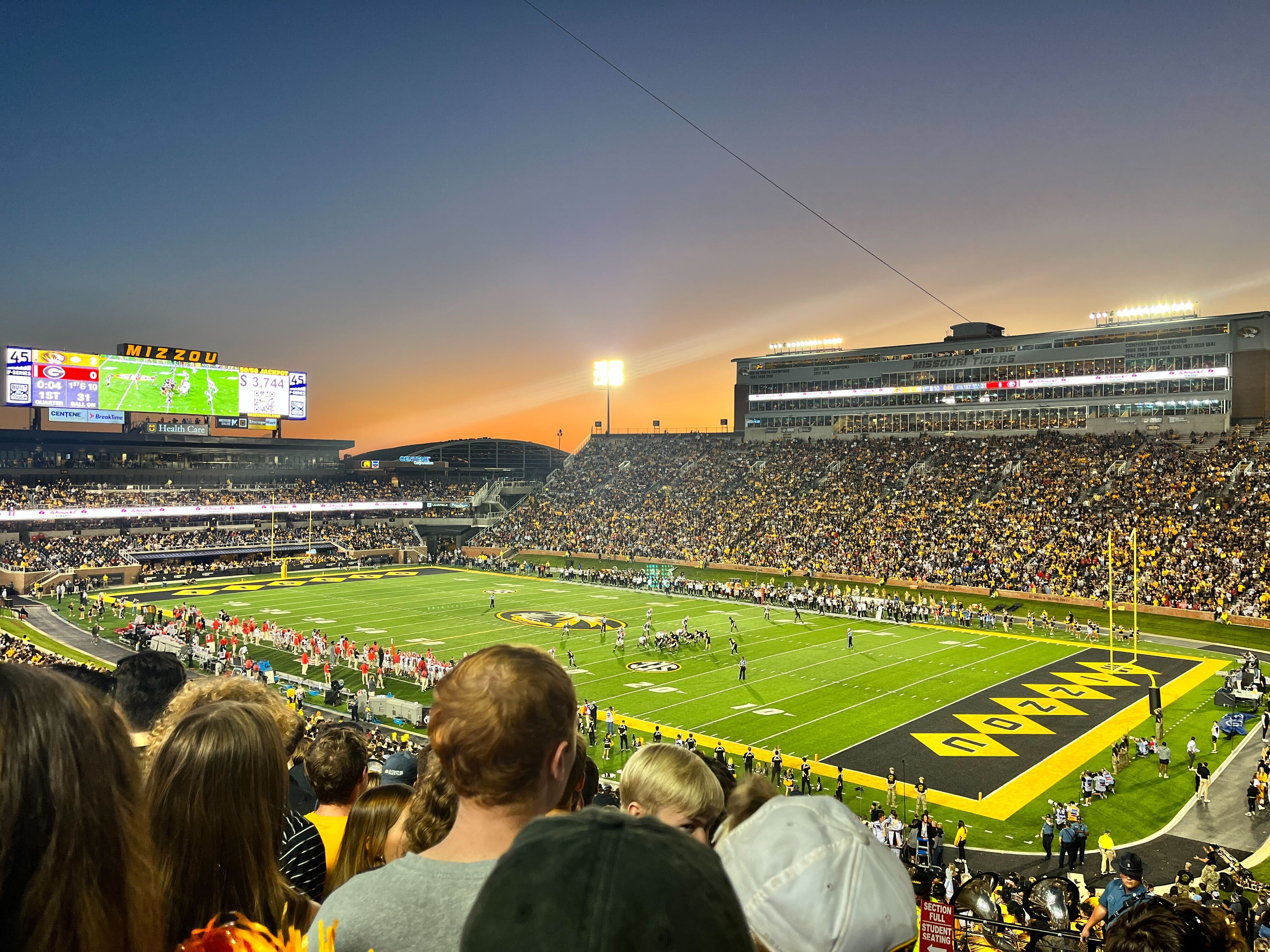 Mizzou football game