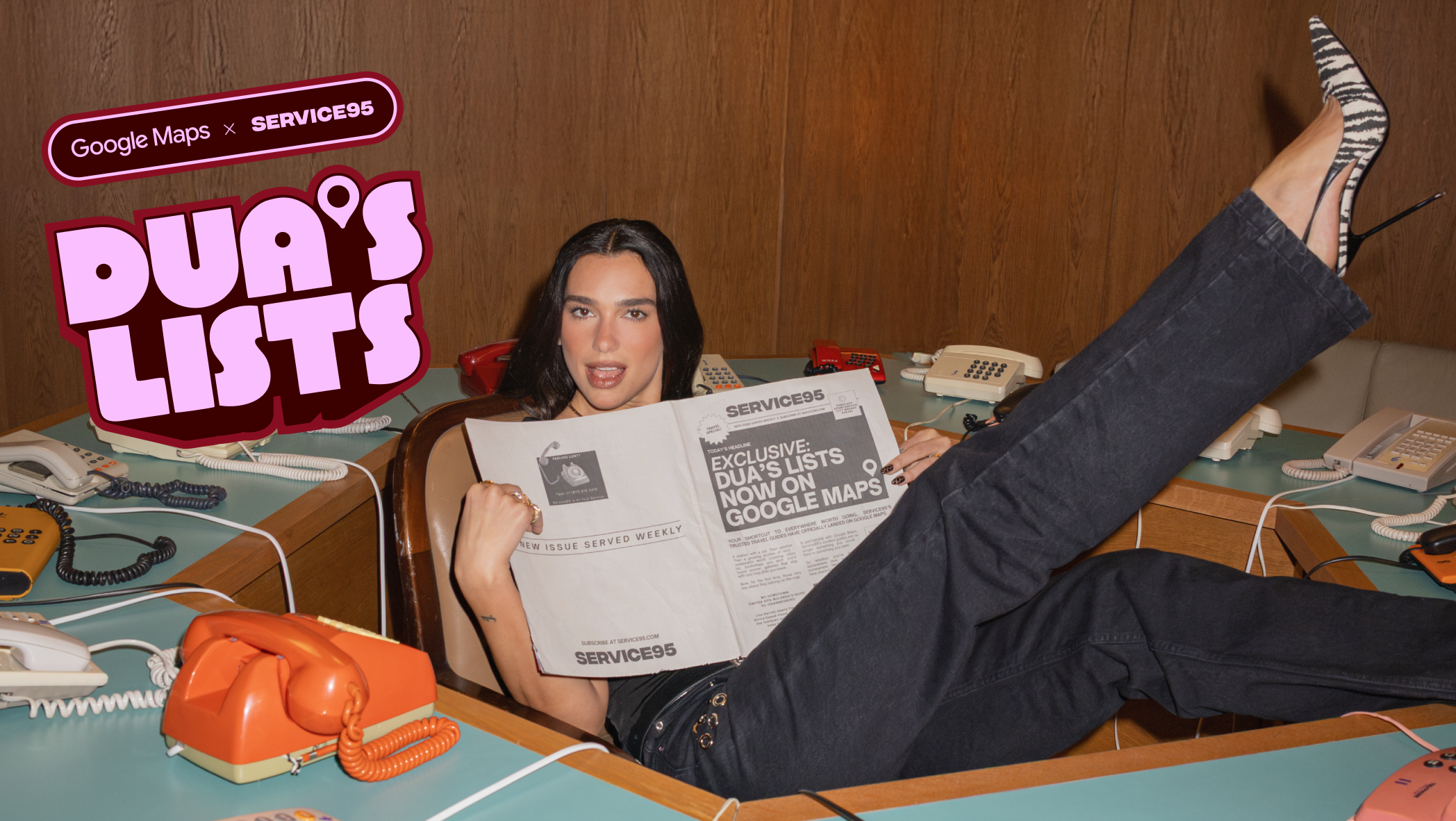 dua lipa google maps list