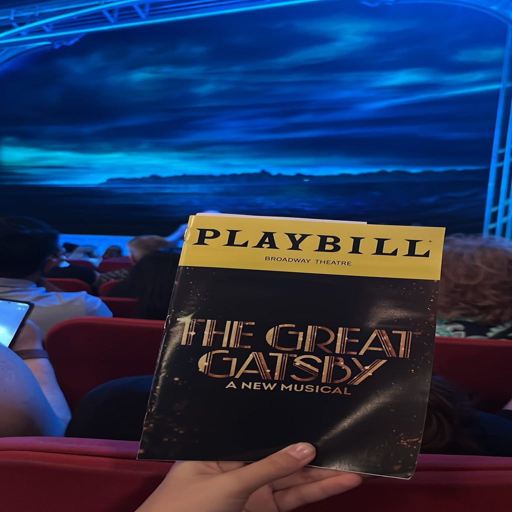 Playbill of The Great Gatsby Musical