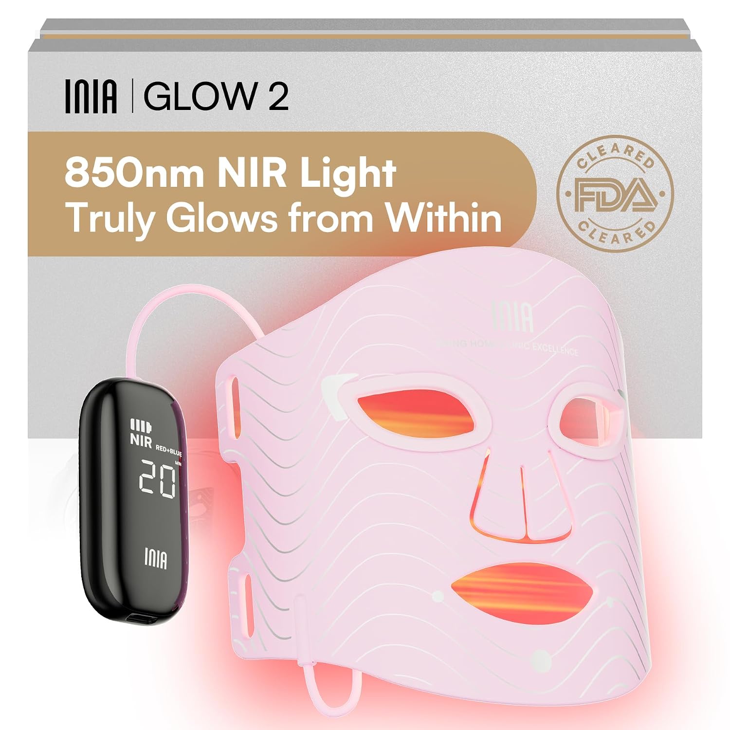 red light mask