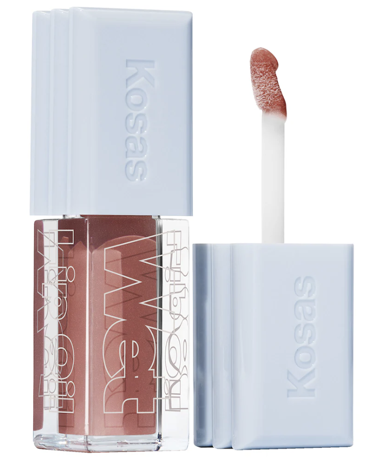 Kosas Wet Lip Oil Plumping Peptide Lip Treatment Gloss