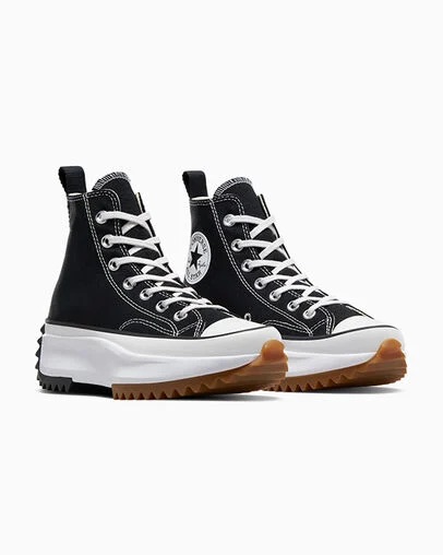 Converse Run Star Hike Canvas Platform Black
