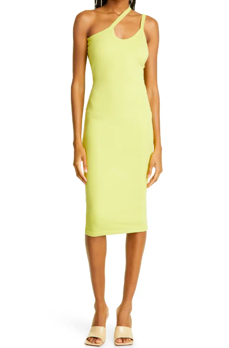 nordstrom strappy yellow dress