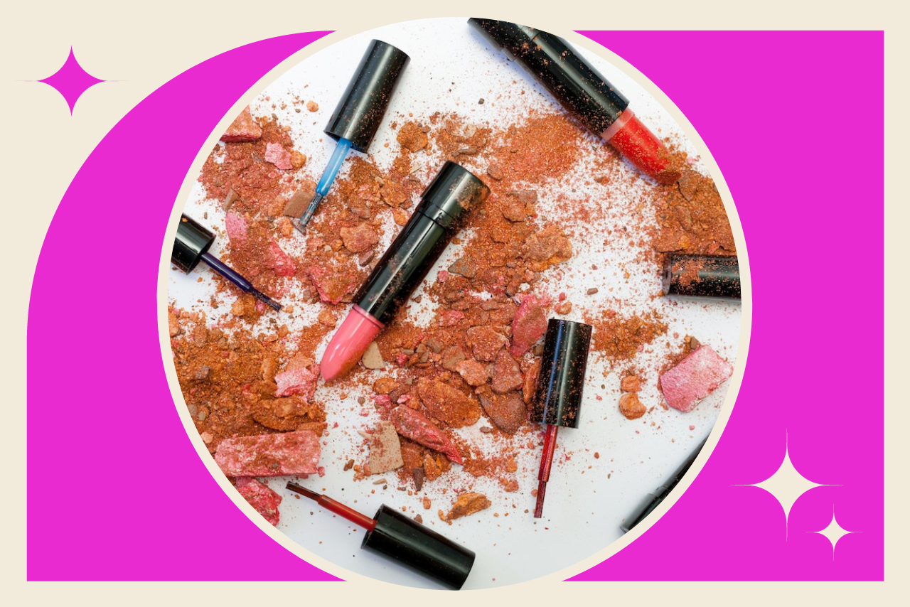 broken makeup collection