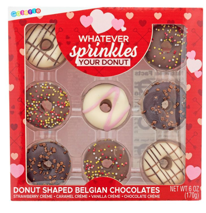valentine\'s day donut chocolates